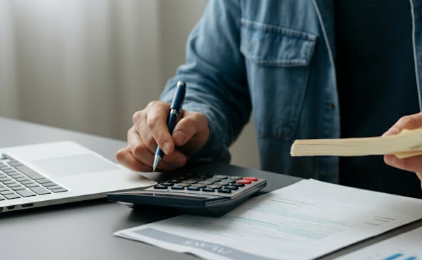 Man at desk